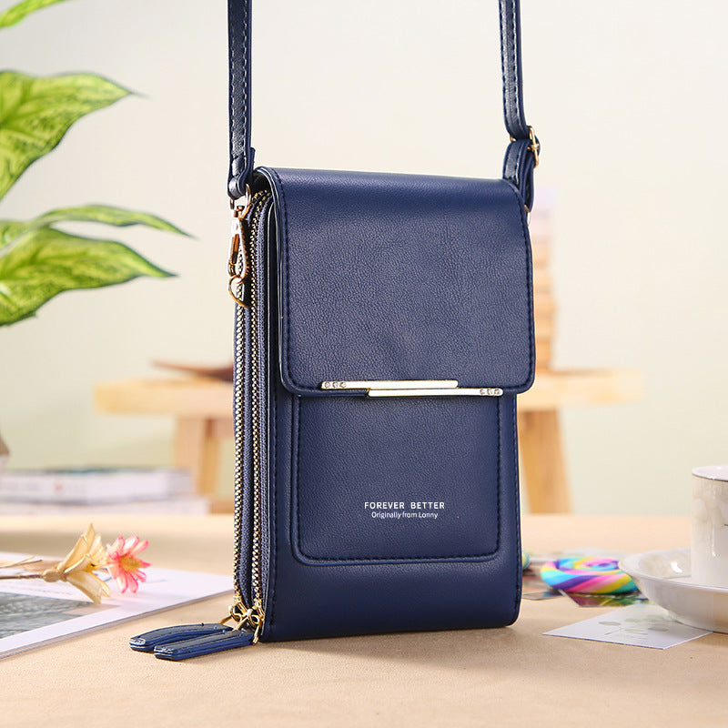 Chic Tech Carry: Stylish Touch Screen Crossbody Wallets